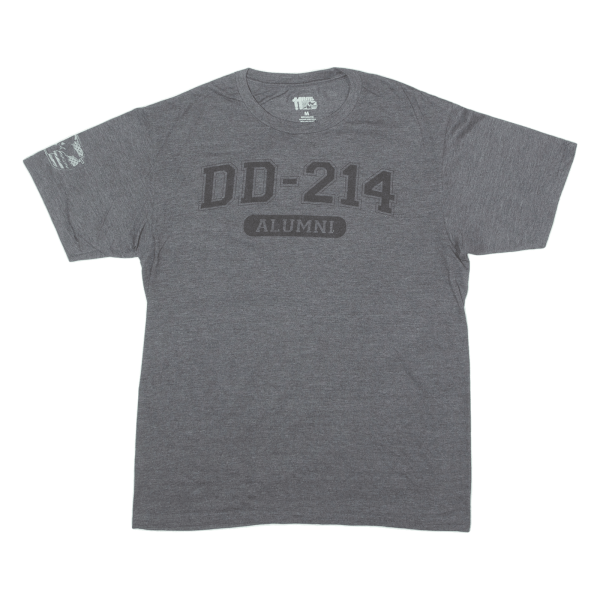 11 BRAVOS DD-214 Alumni Military Mens T-Shirt Grey USA Crew Neck M For Discount