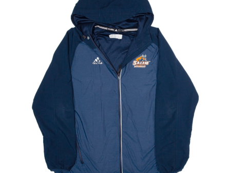 ADIDAS Salem State Vikings Mens Rain Jacket Blue Hooded L Online Sale