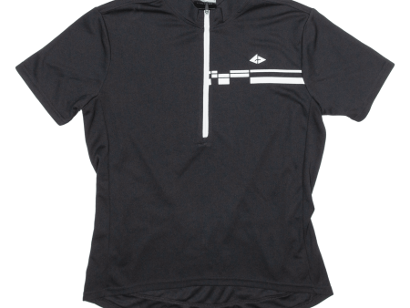 ATHLITECH Cycling Shirt Mens Jersey Black 1 2 Zip M Online Sale