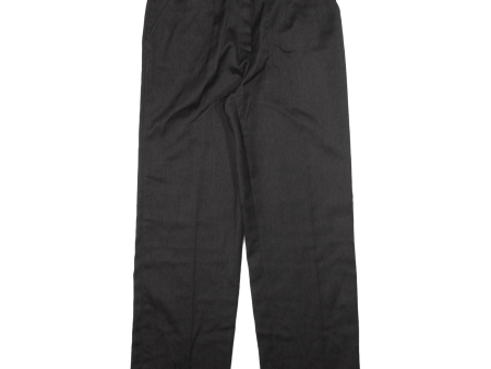 IMAGE WEAR Womens Trousers Grey Regular Straight Wool W30 L29 Online now