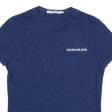 CALVIN KLEIN JEANS Mens T-Shirt Blue M For Sale