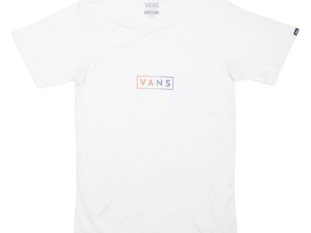 VANS Mens T-Shirt White XS Discount