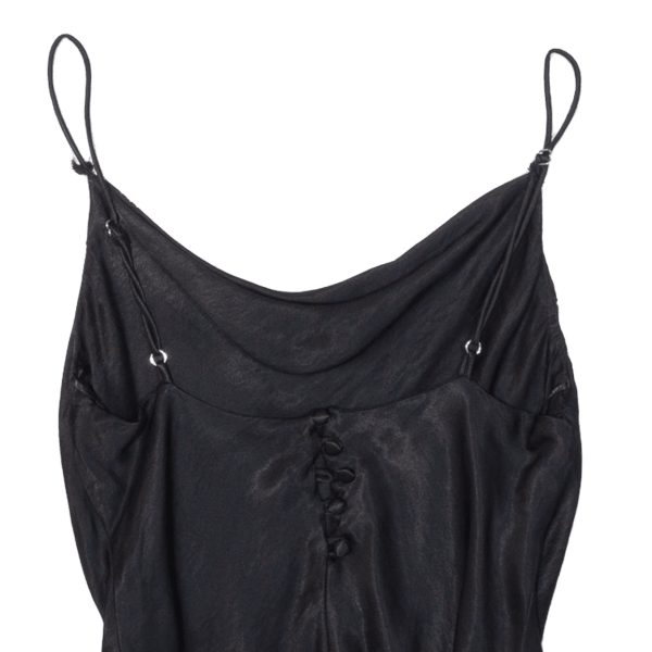 ZARA Womens Camisole Vest Black Sleeveless Viscose S Fashion