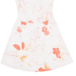 BODY CENTRAL Womens Fit & Flare Dress Cream Floral Sleeveless Short M Supply