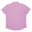 CALVIN KLEIN Slim Fit Mens Shirt Purple Gingham L Online Sale