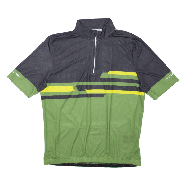 CRIVIT Cycling Shirt Mens Jersey Green 1 4 Zip L Hot on Sale