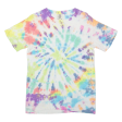 COMFORT COLORS Mens Tie Dye T-Shirt White S Supply