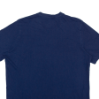 ADIDAS Mens T-Shirt Blue V-Neck L on Sale