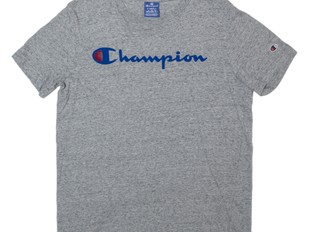 CHAMPION Mens T-Shirt Grey XS Supply