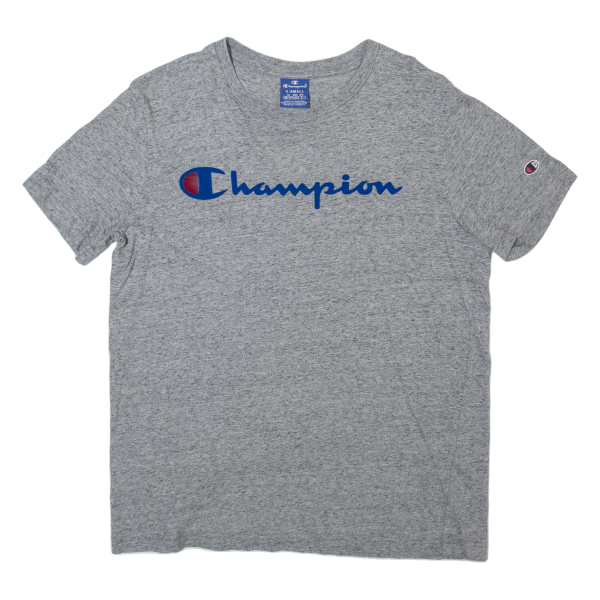 CHAMPION Mens T-Shirt Grey XS Supply