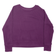 CALVIN KLEIN Womens Sweatshirt Purple XL Sale