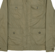 ZARA Military Style Mens Jacket Green S For Sale