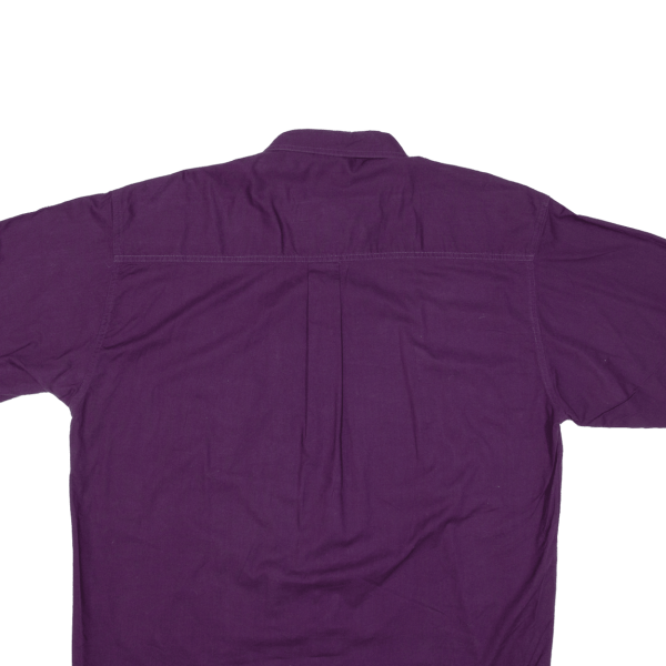 BUGLE BOY Mens Plain Shirt Purple XL Sale