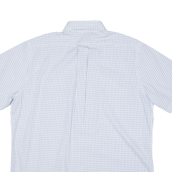 BROOKS BROTHERS Mens Shirt Blue 90s Check 2XL For Cheap