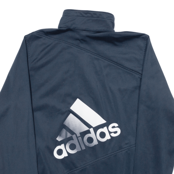 ADIDAS Boys Track Jacket Blue 15-16Y Sale