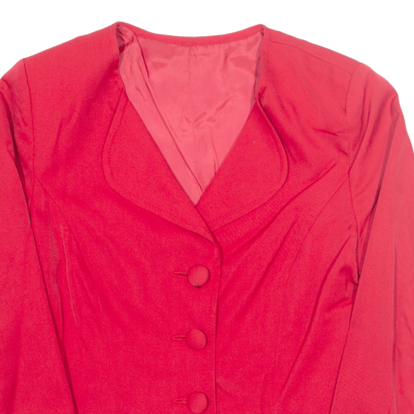 Womens Blazer Jacket Red 90s M Hot on Sale