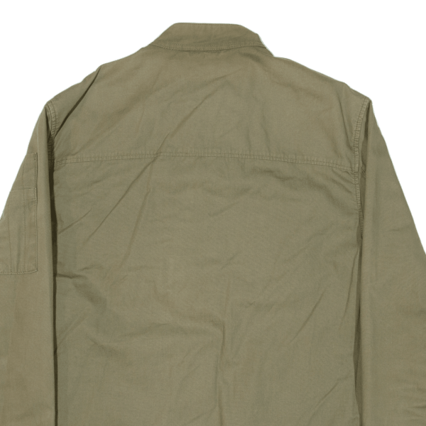 ZARA Military Style Mens Jacket Green S For Sale