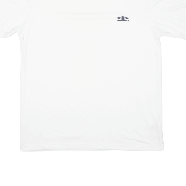 UMBRO Mens T-Shirt White V-Neck XL on Sale