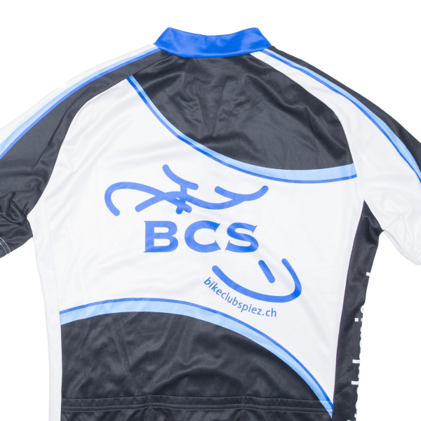 BCS Full Zip Cycling Shirt Mens Jersey Blue XL For Sale