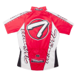 THOMAS Cycling Shirt Mens Jersey Red 1 2 Zip XS Hot on Sale