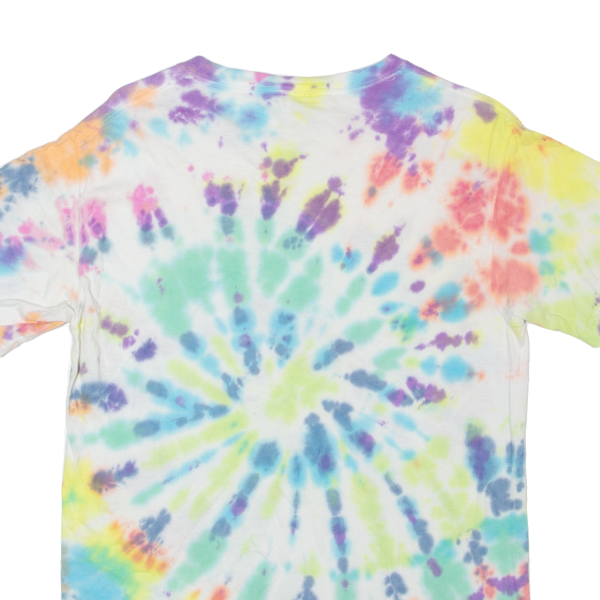 COMFORT COLORS Mens Tie Dye T-Shirt White S Supply