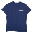 CALVIN KLEIN JEANS Mens T-Shirt Blue M For Sale