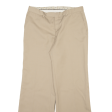 Womens Trousers Beige Relaxed Straight Wool W32 L30 Online now