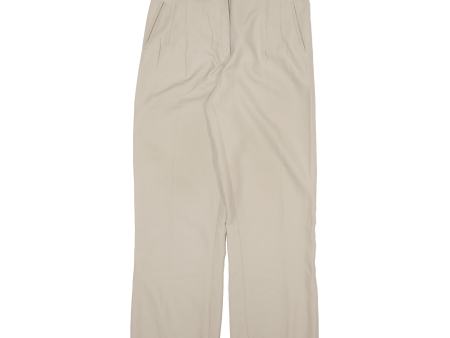 Womens Trousers Cream Regular Straight W28 L29 Online