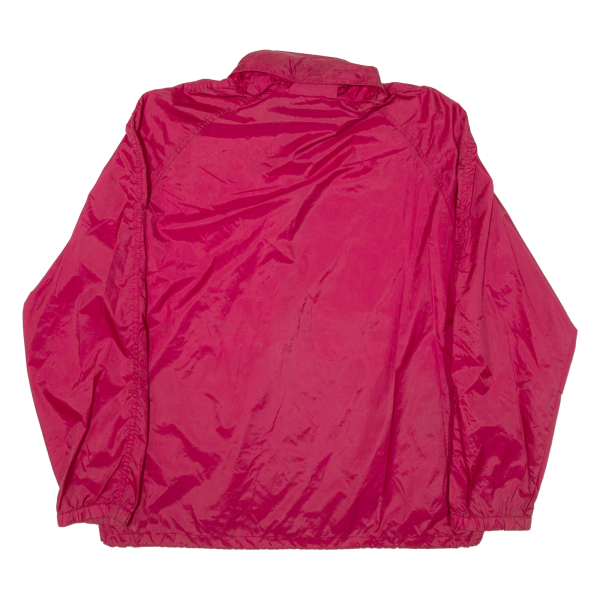 WOOLRICH Mens Shell Jacket Red Nylon Hooded L Cheap