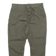 Cargo Mens Trousers Green Regular Tapered W28 L23 Cheap