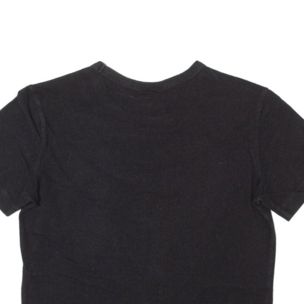 CHAMPION Crop Womens T-Shirt Black XS Sale