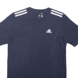 ADIDAS Mens T-Shirt Blue XS Online Hot Sale