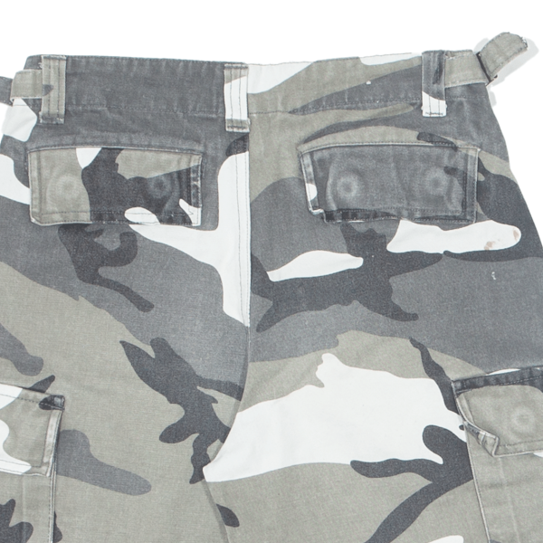 Boys Cargo Shorts Grey Camouflage M W24 Sale