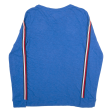 TOMMY HILFIGER Relaxed Fit Mens T-Shirt Blue Long Sleeve S Supply