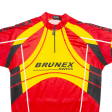 BRUNEX SWISS Cycling Shirt Mens Jersey Red 1 4 Zip 2XL Hot on Sale