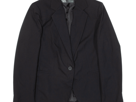 ZARA Womens Blazer Jacket Black S Online