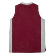 43 Tenero Reversable Mens Jersey Red Sleeveless USA V-Neck S on Sale