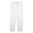 ARMANI JEANS Mens Trousers White Slim Straight W28 L31 Online now