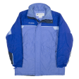 COLUMBIA Mens Shell Jacket Blue L Hot on Sale