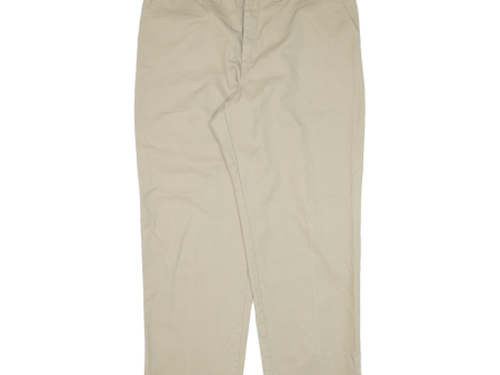 DICKIES Workwear Mens Trousers Beige Regular Straight W36 L30 Cheap