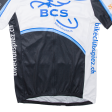 BCS Full Zip Cycling Shirt Mens Jersey Blue XL For Sale