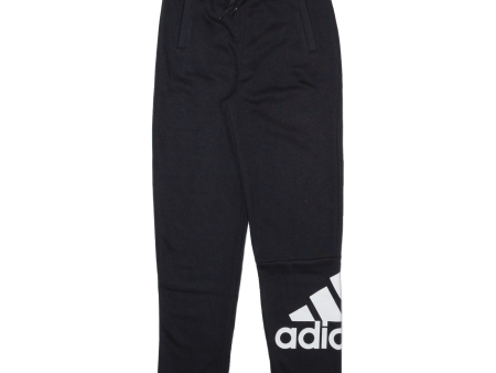 ADIDAS Girls Joggers Black Straight 9-10Y W24 L24 Online Hot Sale