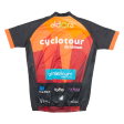 TEXNER Cycling Shirt Mens Jersey Orange High Neck M Supply