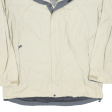 COLUMBIA Mesh Lined Mens Rain Jacket Beige Nylon XL Online