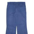 BARBADOS Mens Trousers Blue Regular Bootcut W34 L32 For Sale