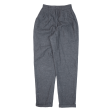 ESPRIT Womens Knit Trousers Grey Regular Tapered Wool W23 L29 Online now