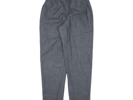 ESPRIT Womens Knit Trousers Grey Regular Tapered Wool W23 L29 Online now