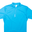 BTWIN Cycling Shirt Mens Jersey Blue 1 4 Zip M Online now