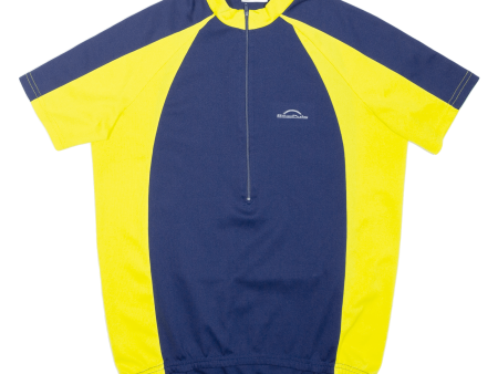 BIKE PLUS Cycling Shirt Mens Jersey Yellow 1 2 Zip S Supply