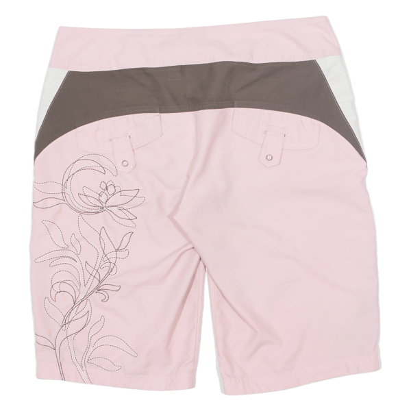 ADIDAS Womens Swimming Shorts Pink UK 14 W34 Discount